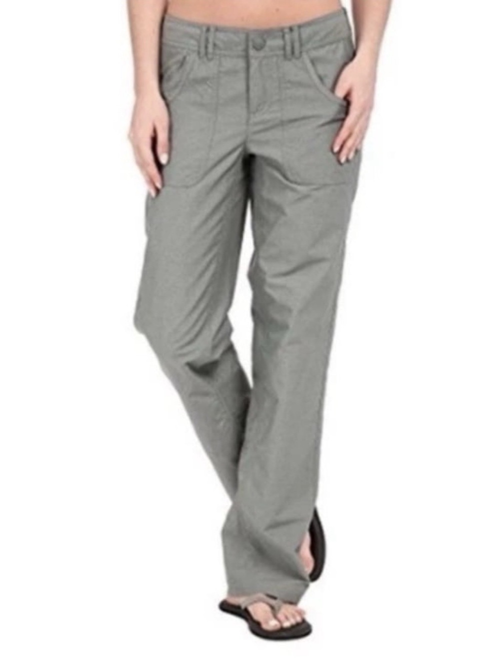 THE NORTH FACE Women's Horizon 2.0 Hiking Outdoor Water Repellent Pants Gray 12
